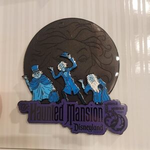 The Haunted Mansion 35th Anniversary Disneyland Pin - Blue & Purple